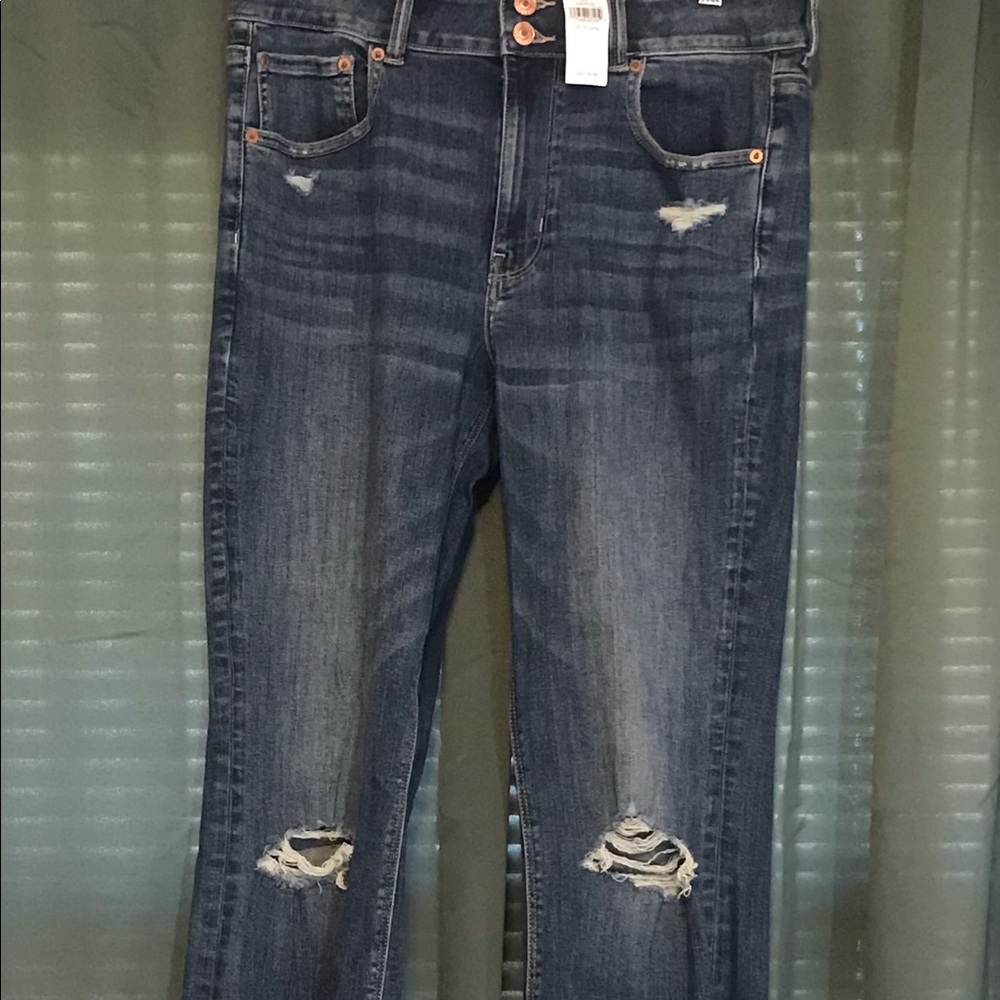 American Eagle hi-rise artist flare